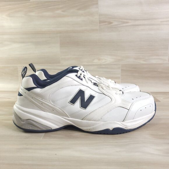 New Balance 624 Sneakers Mens White Size 16 EE Lace Up Everyday Cross Trainers - Picture 1 of 14
